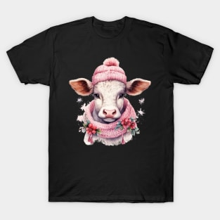 Christmas Cow #3 T-Shirt